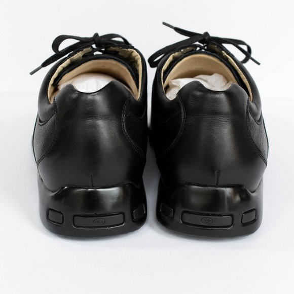 Neil M Shoes Mens 11.5 EEE Wide Black Leather Designer Lace Up Sporty Business - Picture 7 of 11